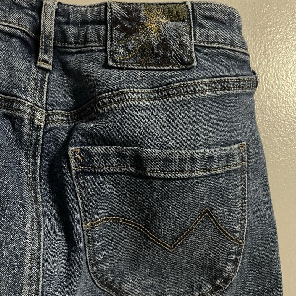Cleo + Wolf High Rise Bootcut Jeans Women’s 25x33 Medium Wash Boho